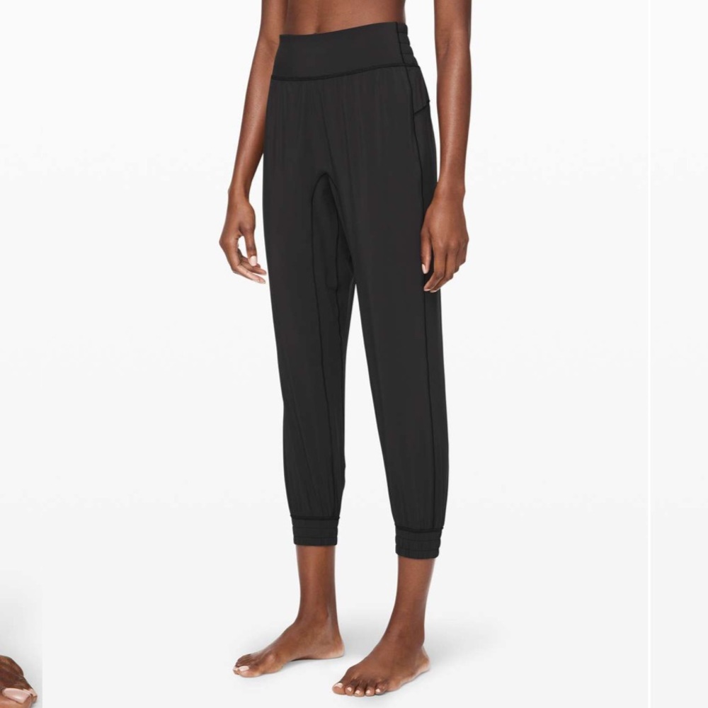 Lululemon Black Sun Setter Jogger